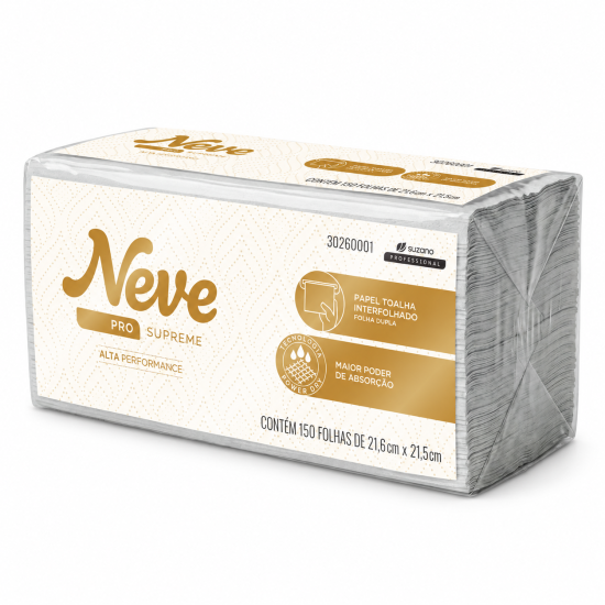 papel toalha interfolhado Neve Pro Supreme