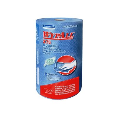 pano wiper Wypall X75 rolo azul